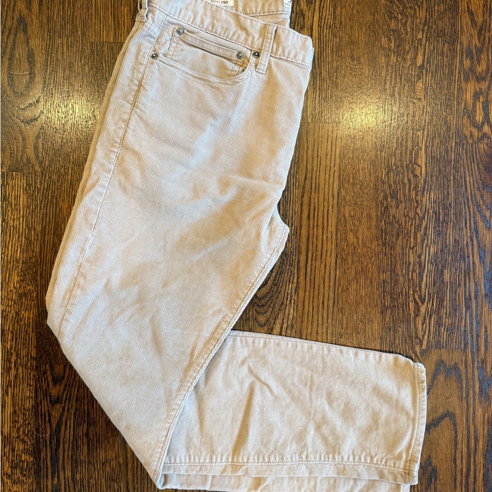 J. CREW Men's BEIGE corduroy’s